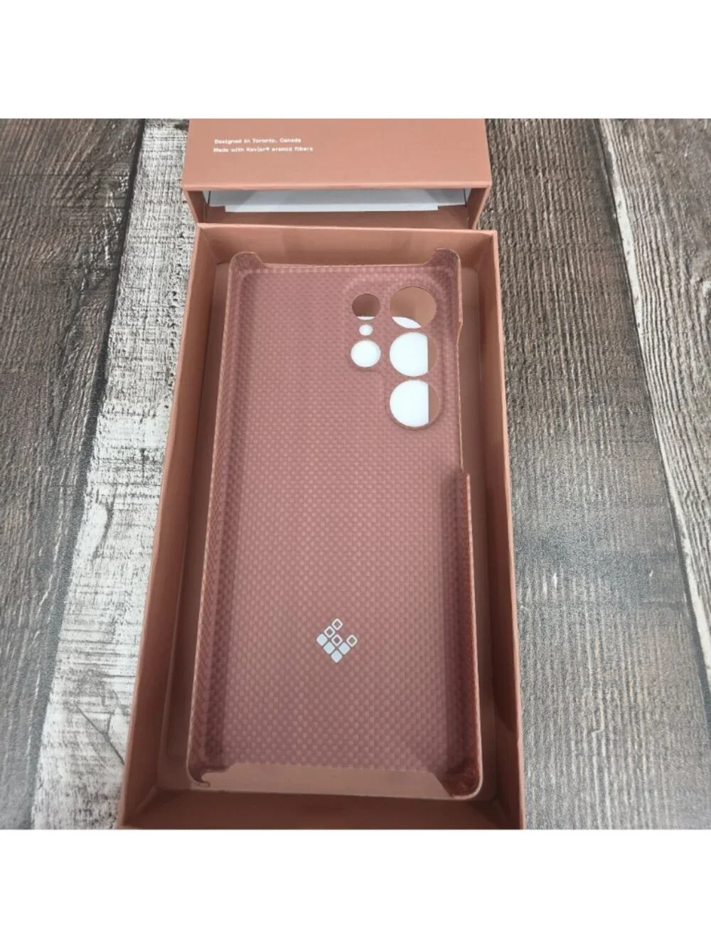 Latercase Samsung Galaxy S25 Ultra Thin Phone Case Coffee Brown Tan Aramid Fiber